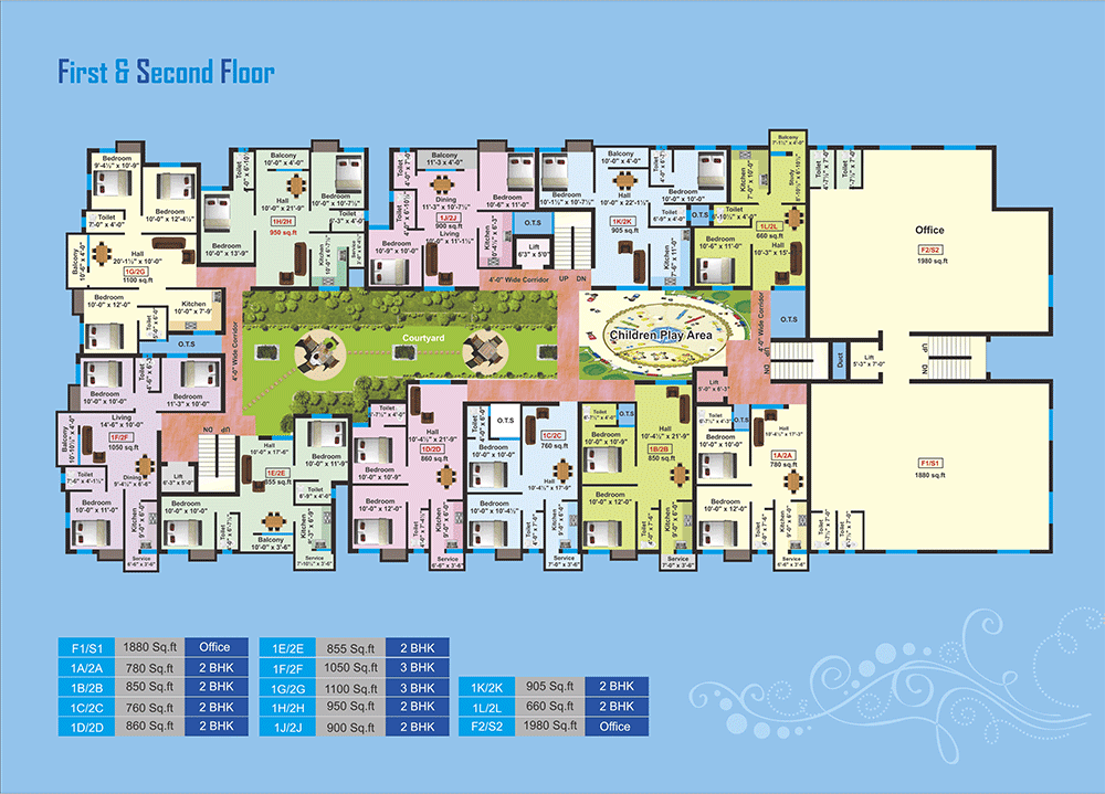 1st&2nd Floor Plan