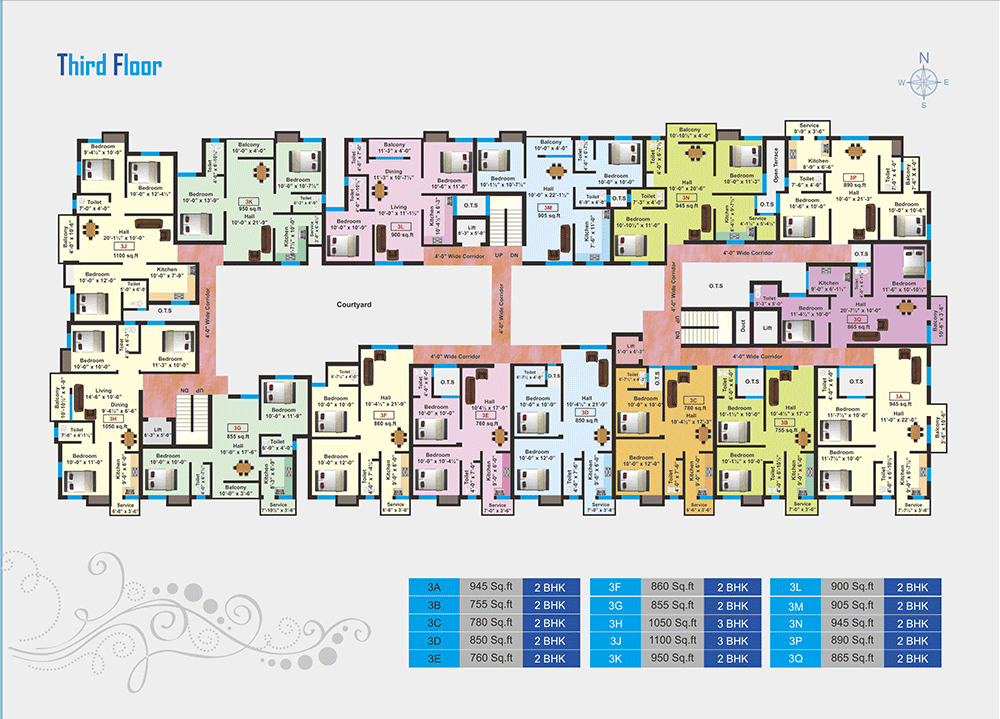 3rd Floor Plan